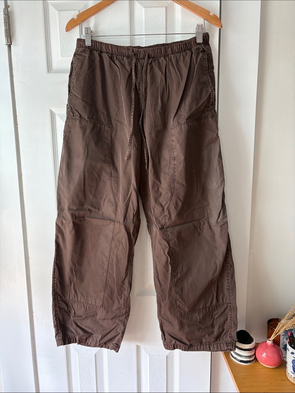 GAP Brown Cargo Drawstring Pants
